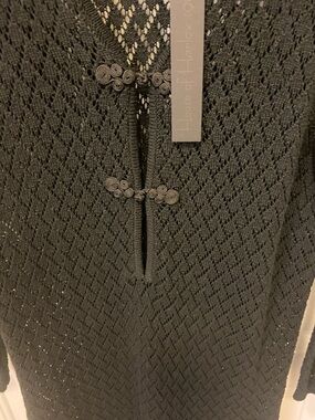 🖤House of Harlow 1960 Black Open-Knit Maxi Dress~Beach Coverup🖤